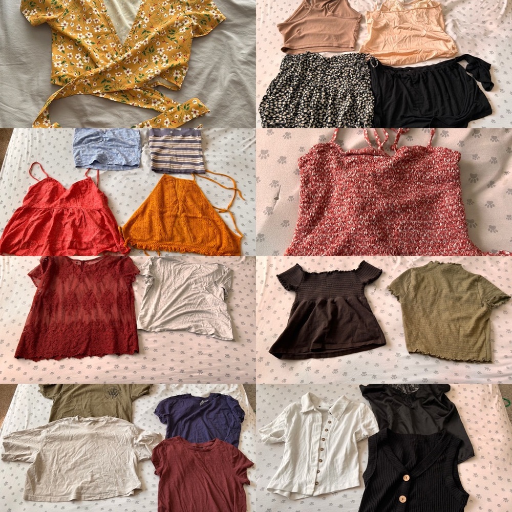 SIZE SMALL CROP TOP BUNDLE!!